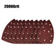 thumbnail image 1 of Triangular Sandpaper 11 Hole Mouse Sanding Paper Hook and Loop 40-2000Grit, 1 of 10