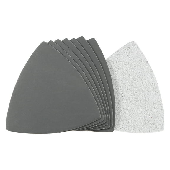 Triangular Sandpaper Hook and Loop Fit 3-1/2" Oscillating Multi-Tool Silicon Carbide for Wet/Dry 1200 Grit 8pcs