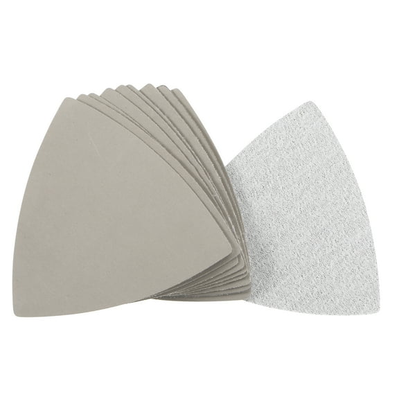 Triangular Sandpaper Hook and Loop Fit 3-1/2" Oscillating Multi-Tool Silicon Carbide for Wet/Dry 4000 Grit 10pcs