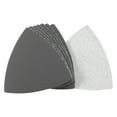 thumbnail image 1 of Triangular Sandpaper Hook and Loop Fit 3-1/2" Oscillating Multi-Tool Silicon Carbide for Wet/Dry 800 Grit 8pcs, 1 of 5