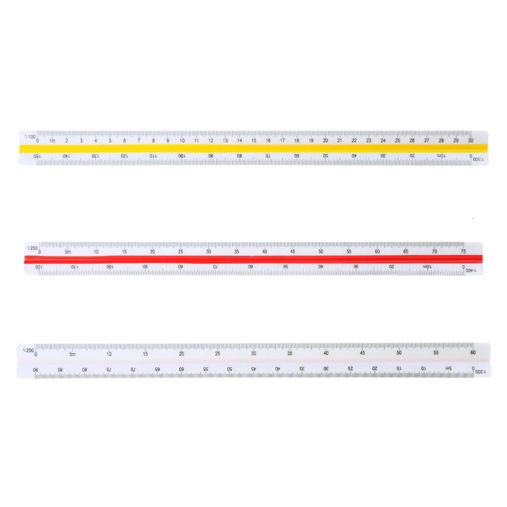 Triangular Scale Ruler Architectural Ruler Architect Scale Ruler for ...