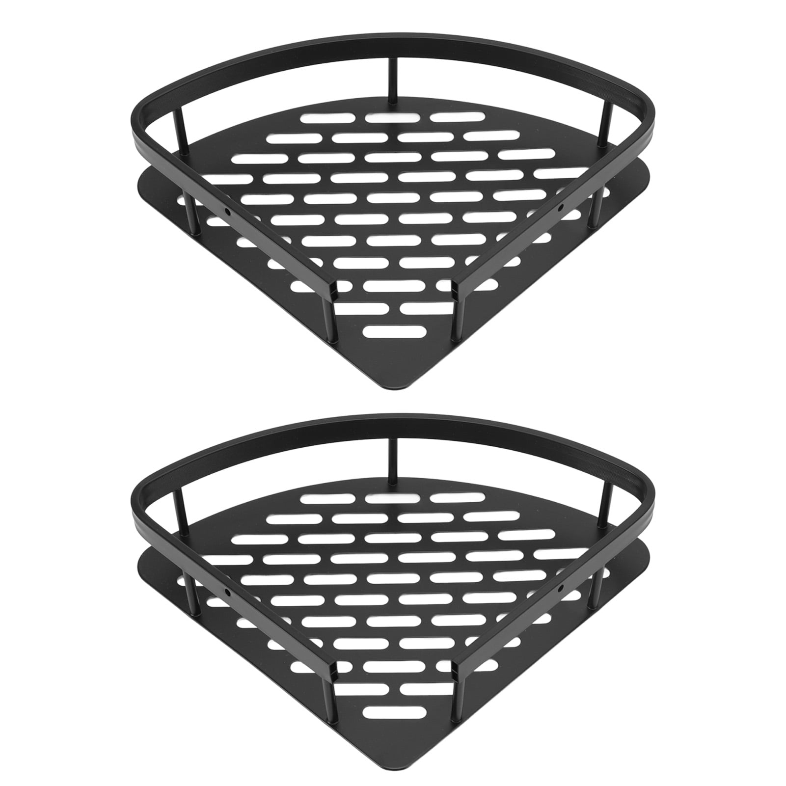 Triangular Shower Shelf, Rustproof Shower Corner Shelf Drain Quickly