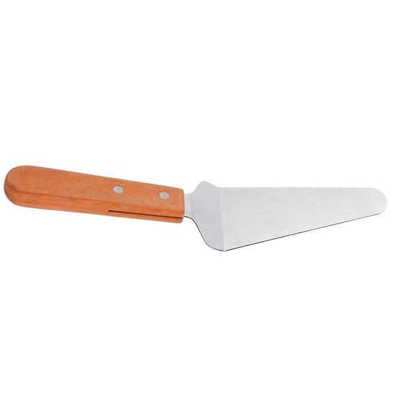 Triangular Spade Ergonomic Design, Non-Toxic Food-Grade Stainless Steel Pizza Servers, Wooden Handle For Wide Range Of Applications Mirror Finished