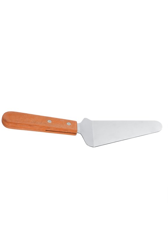 Triangular Spade Ergonomic Design, Non-Toxic Food-Grade Stainless Steel Pizza Servers, Wooden Handle For Wide Range Of Applications Mirror Finished