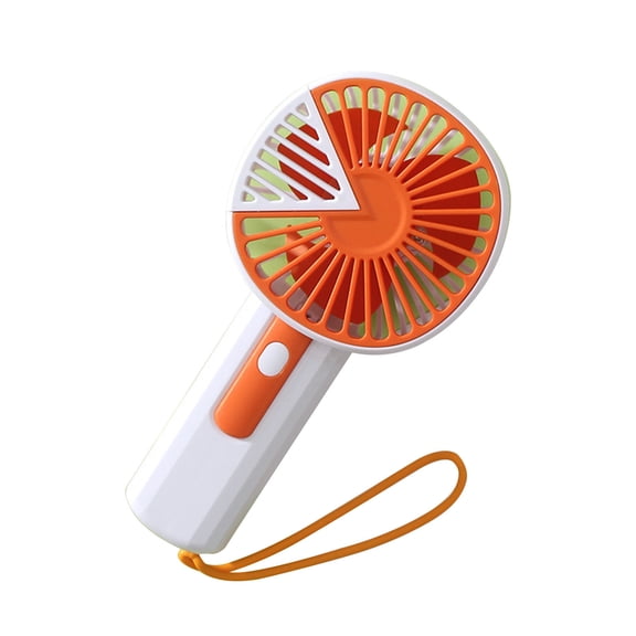Triangular Stitch Design Portable Handheld Fan With Thickened Protective Mesh – Travel-Friendly Lanyard Style Personal Cooling Fan for Outdoor & Everyday Use