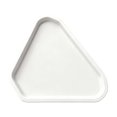 thumbnail image 1 of Triangular Thickened Plastic Food Serving Tray - Durable Heat-Resistant Frosted Tableware Organizer for Restaurants & Home Use, 1 of 5