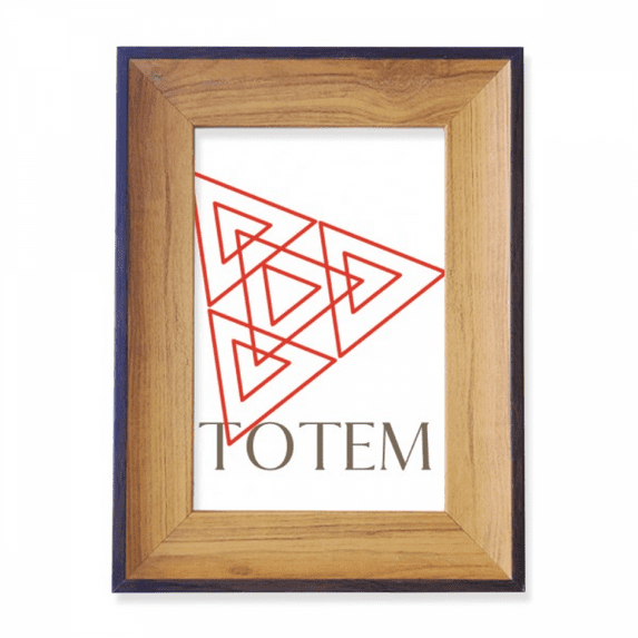 Triangular Totem Combination Photo Frame Exhibition Display Art Desktop Painting