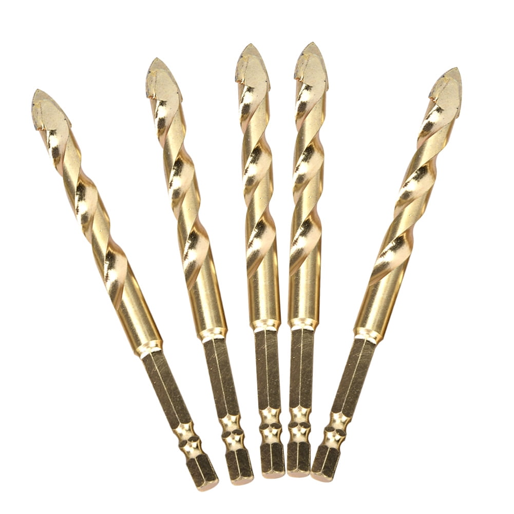 Triangular Twisted Drill Bits Hex Shank Slotted Drill Bit for Ceramic