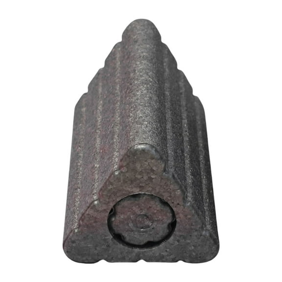 Triangular Yoga Block and Plastic Rollers Set Yoga Props Plastic Texture for Full Body Massage and Fitness Training