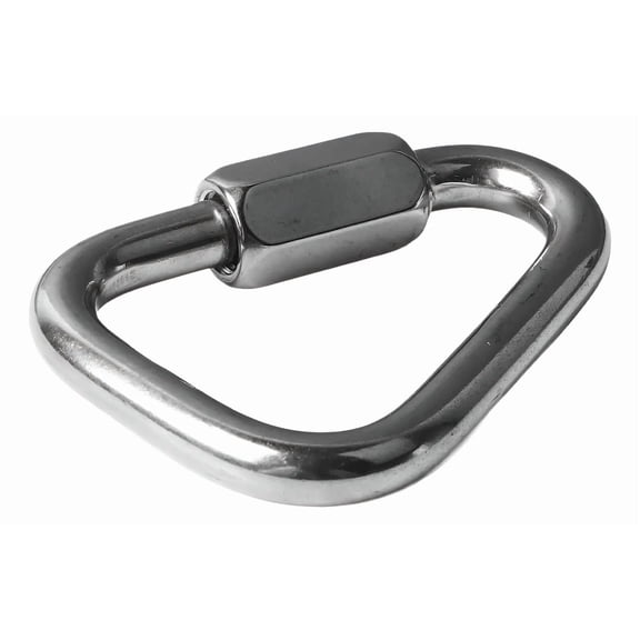 Triangular hook locking ring, stainless steel screws