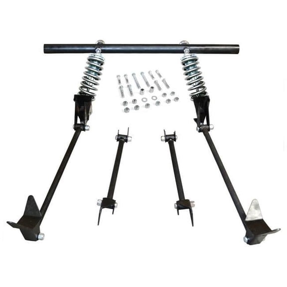 Triangulated Rear 4-Link Assembly with 47 Coilovers for 1947 Ford Station Wagon-Standard, Deluxe, Super, Woody, Woodie