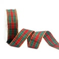 thumbnail image 1 of Triani 1 Inch Traditional Tartan Ribbon 25 Yard Woven Edge Plaid Ribbon for Christmas Crafts Gift Wrapping Tree Decor Bow Making, 1 of 7