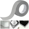 thumbnail image 1 of Triani 10.5Ft* 1.5inch Caulk Tape Waterproof Self Adhesive Sealing Caulk Strip Toilet Sealer Around Toilet Base for Kitchen Stove Sinks Corners Caulking Tape(Grey), 1 of 7