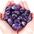 thumbnail image 1 of Triani 100g Natural Amethyst Rolling Stones Rocks Stones Crystal for Energy Reiki Balancing Meditation Reiki Gifts for Jewelry Making Healing Spiritual, 1 of 7