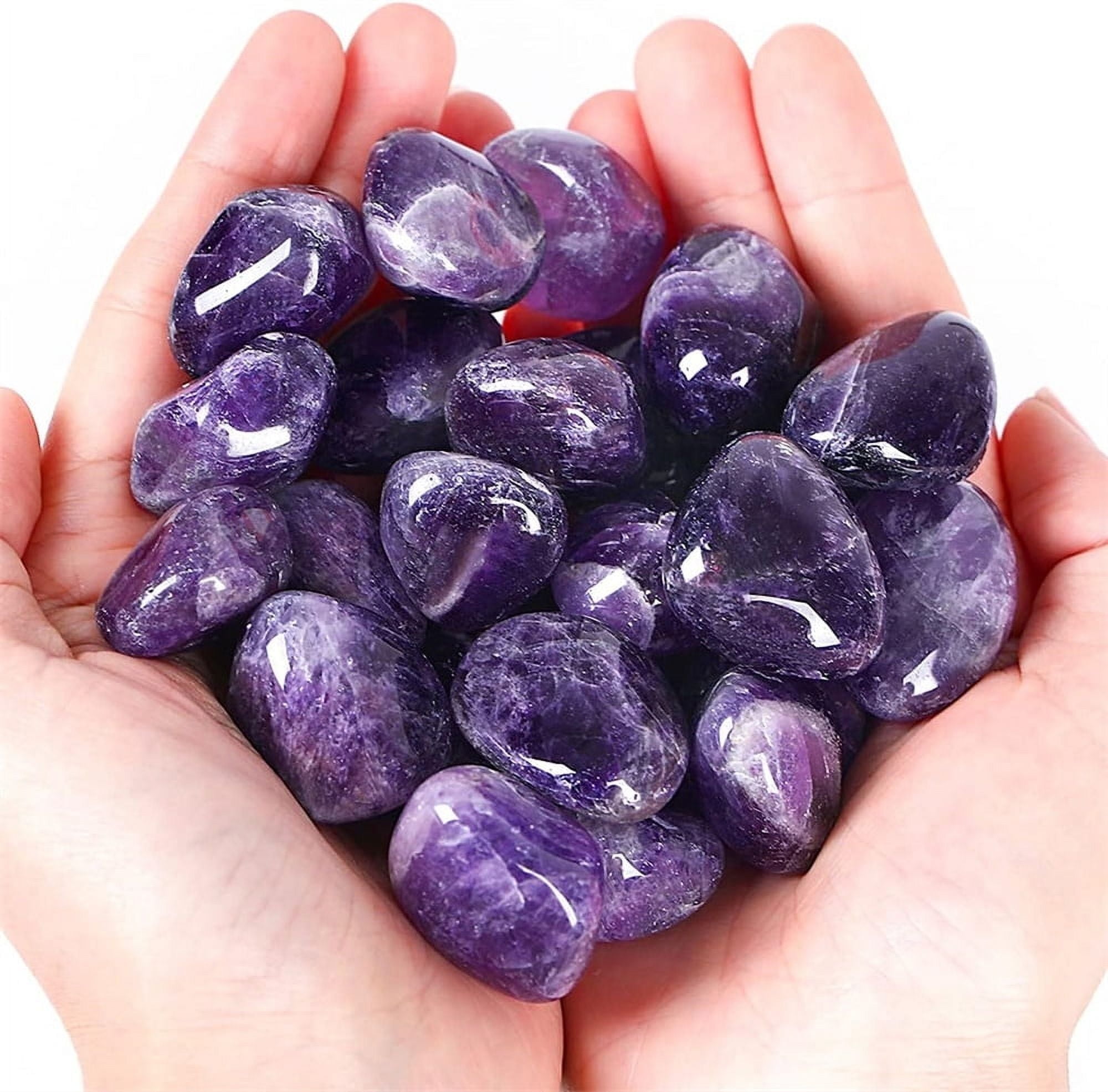30pc Natural Stone Heart Pendants – Crystal Agate, Stainless Steel, Reiki Jewelry Making