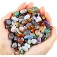 thumbnail image 1 of Triani 100g Tumbled Crystals Bulk Polished Rocks Stones 0.4-0.8 Inch Assorted Crystals Gemstone for Jewelry Making Healing Meditation Spiritual and Decor(Multi-Color), 1 of 7