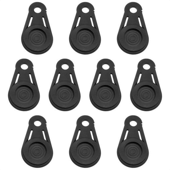 Triani 10Pcs Tarp Clips Heavy Duty Tarp Grabbers Movable Snaps Clip for Garden Anti Bird Netting Fabric Clamp Accessories for Outdoor Awning Banner Cover(Round)