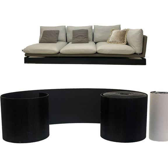 Triani 19.68Ft Sofa Bezel Under Sofa Blocker 1.97 Inch Adjustable Gap Guard Stop Toys from Rolling Under Furniture No Tools Install Fits Right-Angle Furniture Legs