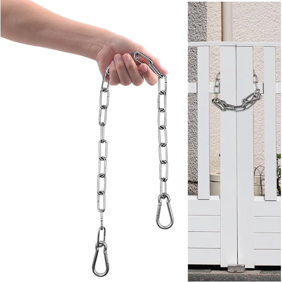 Triani 1Pcs Outdoor Gate Chain Lock 20 Inch Chain Fence Lock with ...