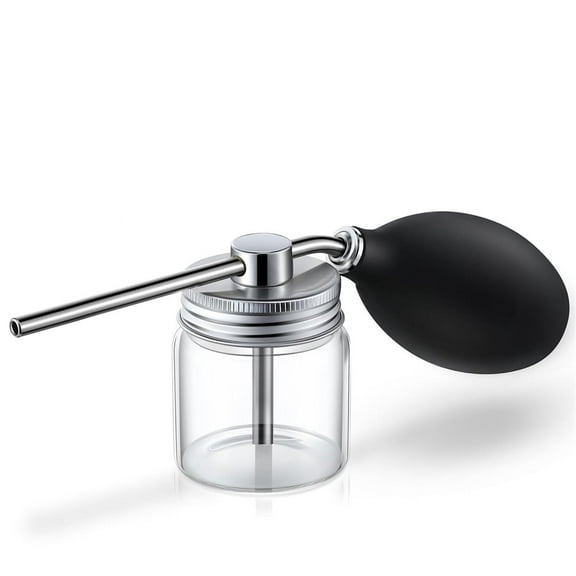 Triani 1Pcs Powder Spray Bottles Hair Building Fibers Spray Bottle Dry Glitter/Mica Spray Pump Dispenser for Hairline Optimization and Blending Extensions Design