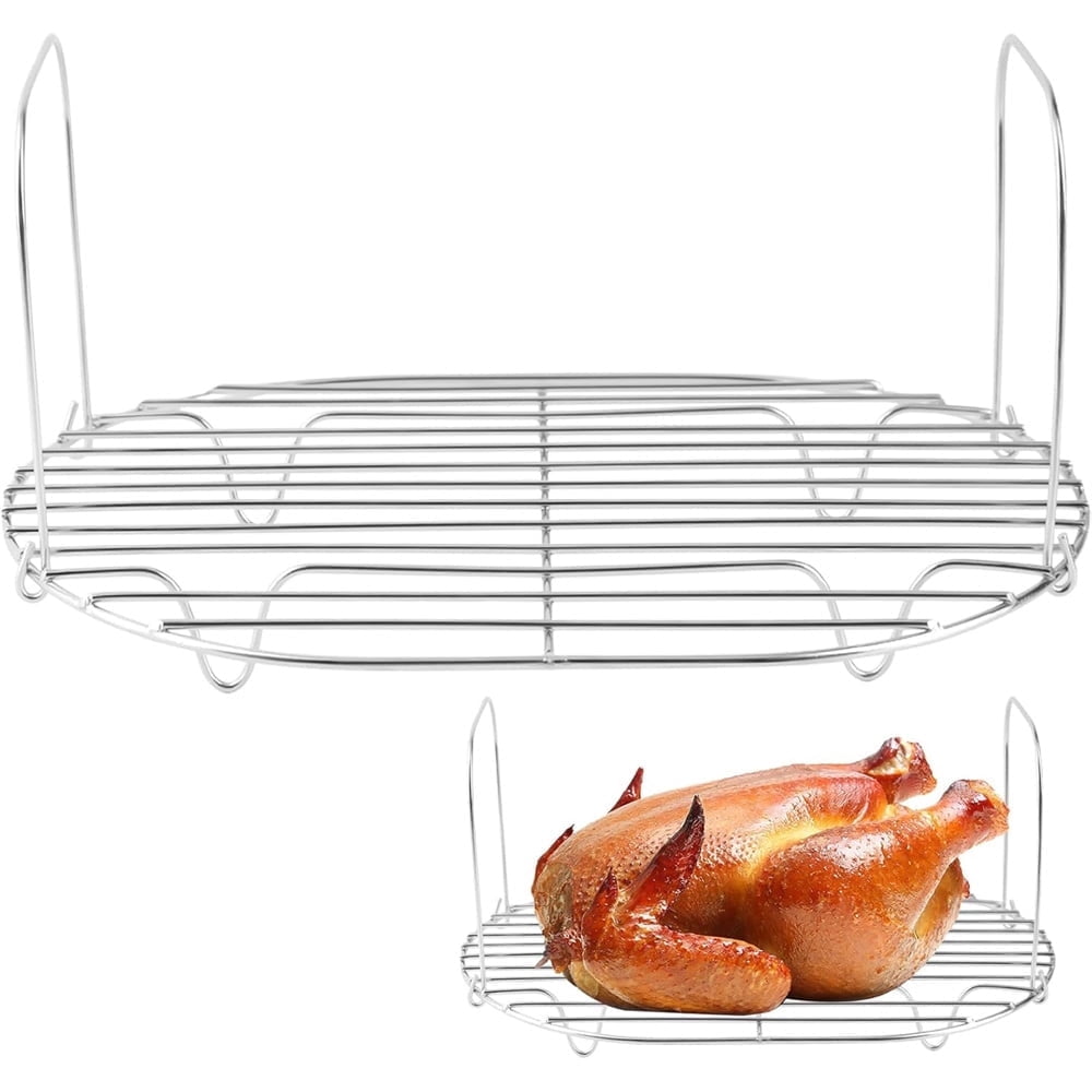 Cookware Roast Rack Triani 1Pcs Steam and Roast Rack Compatible with Most Cooker Stainless ...