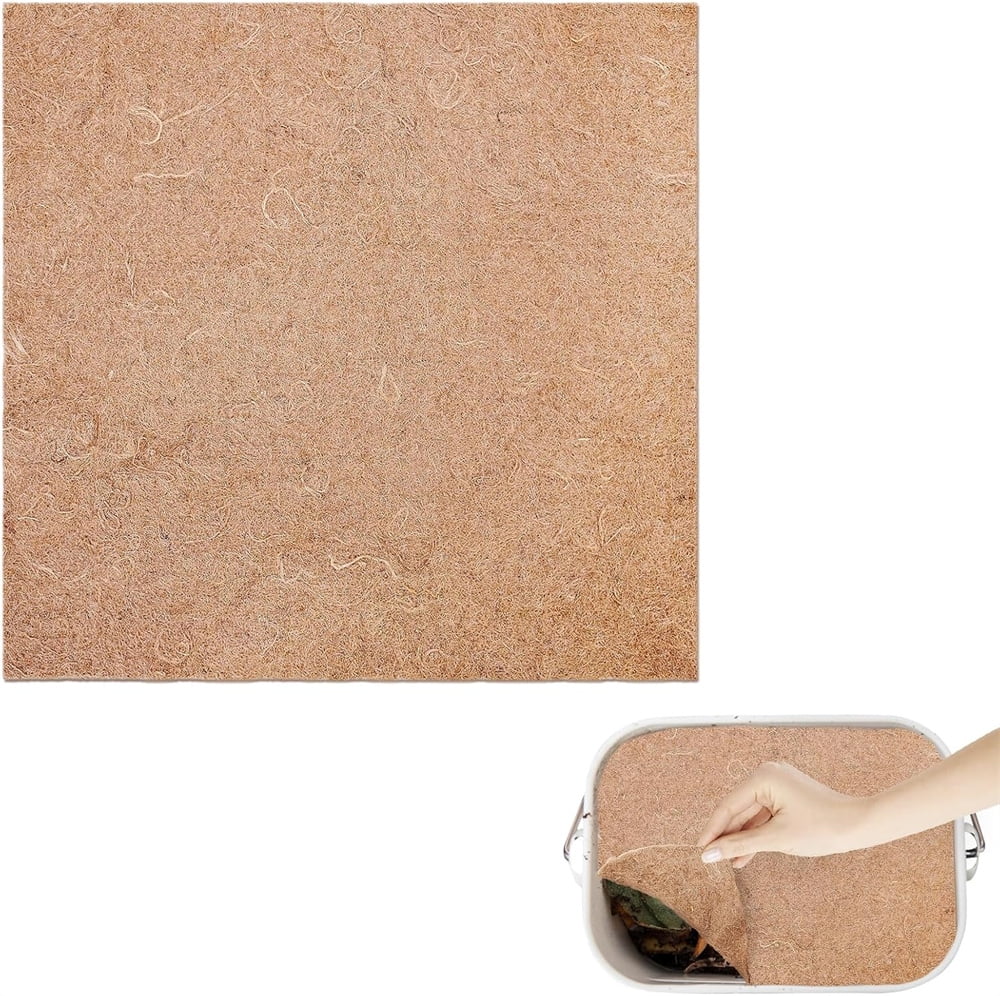 Triani 1Pcs Worm Bin Worm Blanket 23.6*23.6 Inch Bio-degradable Jute ...