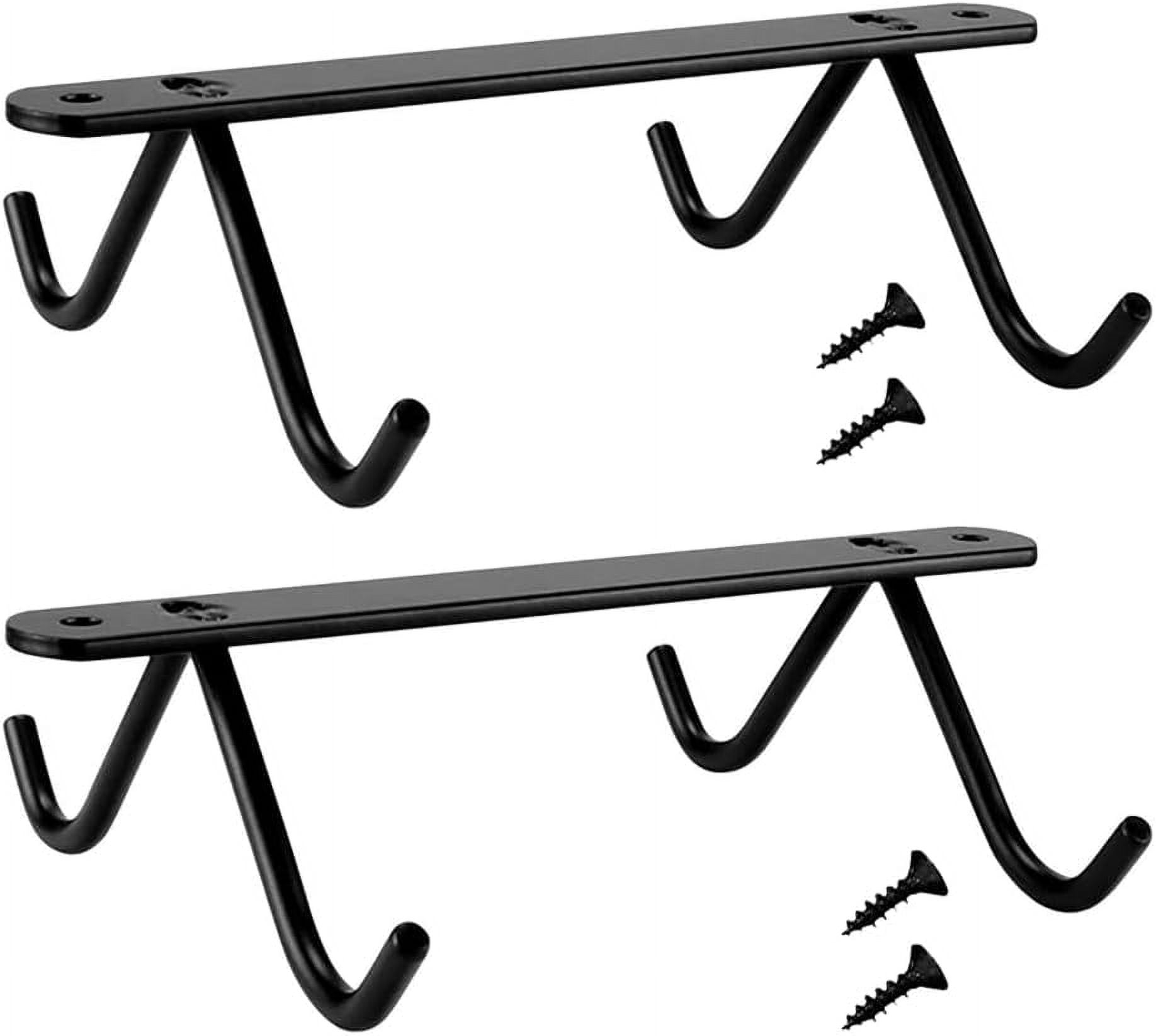 Triani 2 Pack Black Coffee Cup Holder Kitchen Hanger Mug Rack Under