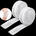 thumbnail image 1 of Triani 2 Rolls Elastic Net Wound Dressing Bandage Breathable Tubular Gauze Stretch Bandages Wrap Retainer for Elbow Shank thighs Arm Ankle (Size 7/2.287 Inch x 2.2Yard )White, 1 of 6