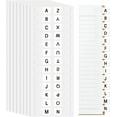 thumbnail image 1 of Triani 208Pcs A-Z Tab Dividers 8 Sheet Self-Adhesive 26 Letters Alphabet Label Stickers Alphabet Tabs for Notebooks Letter Tabs Small Alphabetical Index Tab for Notebook Dictionary, 1 of 7