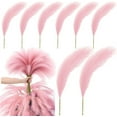 thumbnail image 1 of Triani 20Pcs Christmas Tree Topper Xmas Tree Artificial Picks 17.7 Inch Christmas Tree Topper Decor Fluffy Picks Christmas Ornaments for Party Office Home(Pink), 1 of 6