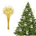thumbnail image 1 of Triani 30Pieces Glitter Curly Ting Ting Branches Gold 27.6" Long Artificial Glitter Curly Twigs Christmas Branches Perfect Vase Filler Or Decoration for Weddings Holidays, 1 of 7