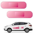 thumbnail image 1 of Triani 3Pcs Funny Car Band Aid Sticker for Car Damage Large Bandage Vinyl Decal Automotive Bumper Stickers Universal Fit for Car Truck SUV Boat(Pink), 1 of 7