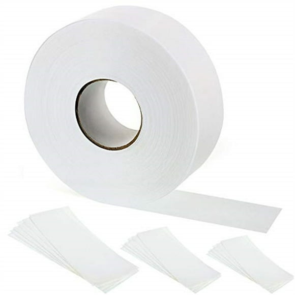 Triani 50 Yard Disposable White Body Hair Removal Waxing Paper Roll 2.8" Width Non-woven Depilatory Honey Wax Epilator Paper Wax Strip(White)