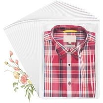 Triani 50Pcs Clear Self Sealing Cellophane Bags 12x16 Inch Resealable Poly Bags for Clothes Shirt Bag Decorative Wrappers Party Favors & Artwork