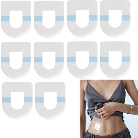 Triani 50Pcs Omnipod 5 Overpatches Waterproof Transparent Adhesive Patches for Omni 5 Clear Omnipod Sensor Covers Long Lasting