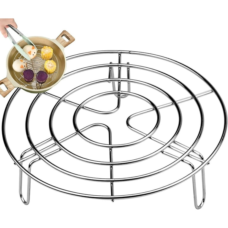 Triani inch Round Steam Rack Stainless Steel Round Cooking