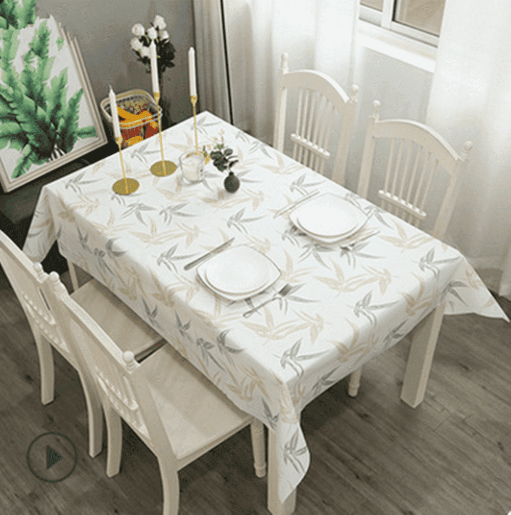 Triani 71x54" Table Cloth Vinyl Checkered Tablecloth for Rec Table Wipe Clean Tablecloth for ...