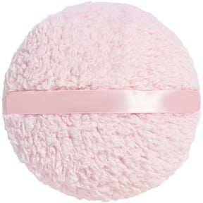 Triani Large Plush Body Puff 5.9" Soft Washable Reusable Face Body Powder Puff Body Powder Applicator Dust Puff Women Powder Puff(Pink)