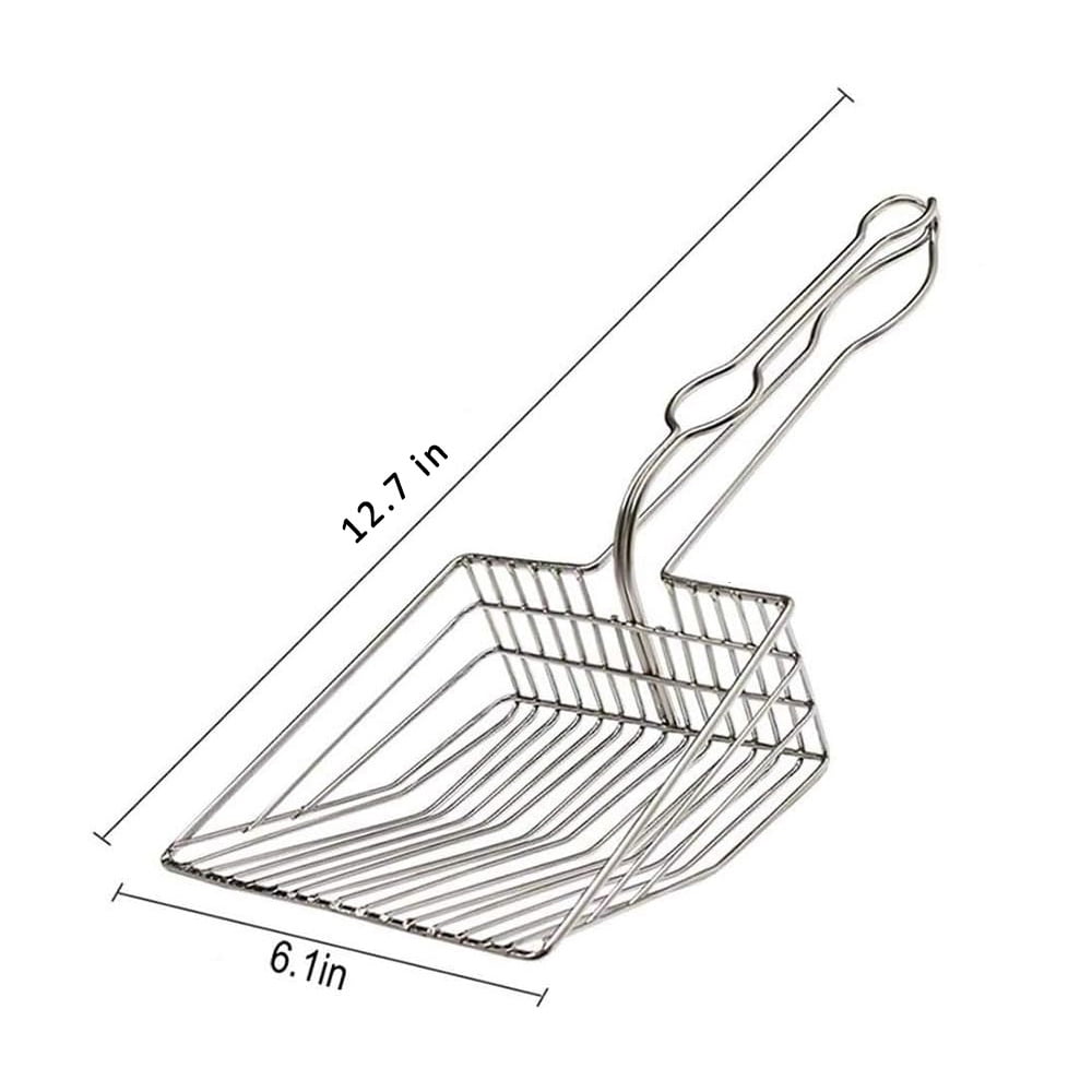 Triani Metal Cat Litter Scoop Cat Litter Shovel 7mm Hole Cat Urine
