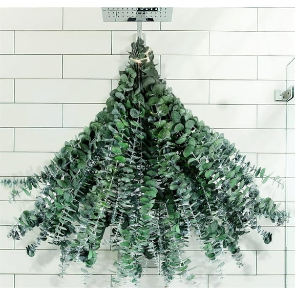 Triani Large Dried Eucalyptus Stems 8.8 oz Natural Fresh Eucalyptus Plant for Shower Hanging Made from Fresh Eucalyptus Leaves for Vase Filler, Fragrance, Fresh Dry Live Plants Decor