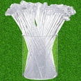 thumbnail image 1 of Trianu 100 Pcs Golf Club Swizzle Stir Sticks 7.3 inch Plastic Drink Stirrers Clear Swizzle Sticks for Cocktails Coffee Liquor Cake Pops Golfing Club Gifts Golf Party Favors Decorations, 1 of 6