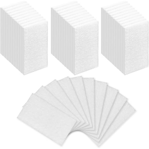 Trianu 100Pcs Humidifier Aroma Pads, 43x22x3mm Humidifier Replacement Filters for Oil Humidifier Essential Oil Inhaler Pads for Spa Room Home Car