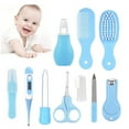 thumbnail image 1 of Trianu 10Pcs Baby Grooming Kit, Newborn Baby Care Accessories Baby Health Care Set Baby Nail Clipper Scissors Hair Comb Brush Nose Cleaner Safety for Toddler Infant, 1 of 7