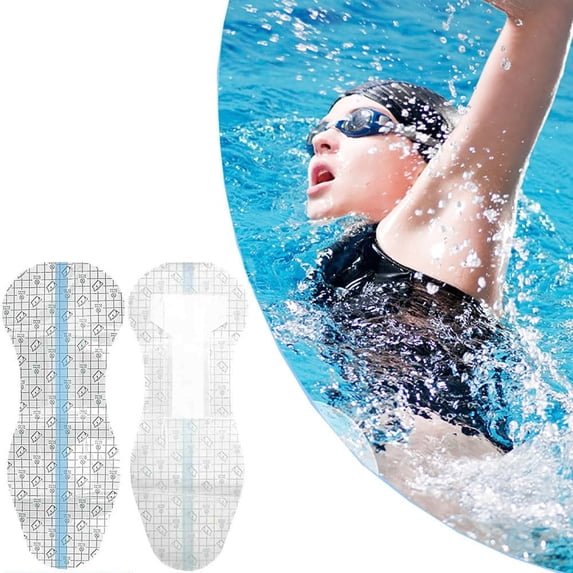 Trianu 10Pcs Waterproof Swimming Pads for Women PU Clear Hygienic Pantiliners for Women - Portable Hygienic Feminine Care Liners for Women, Perfect for Swimming and Daily Use