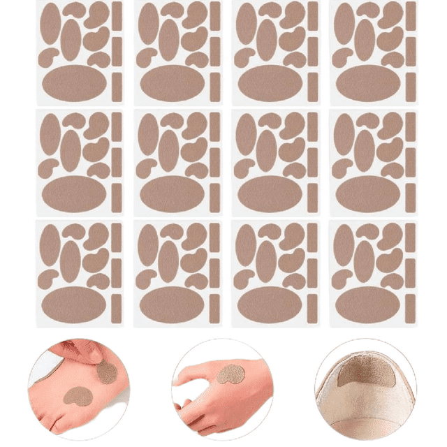 Trianu 12 Sheets Moleskin for Feet Blisters Moleskin Tape Antiwear