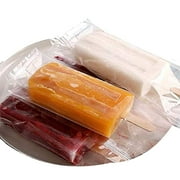 200Pcs Disposable Popsicle Molds Bags Ice Popsicle Mold Bags Clear Ice Pop/Candy Plastic Bags, 7.48 x 3.15 inch