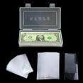 thumbnail image 1 of Trianu 200Pcs Money Sleeve for Bills, Dollar Bill Holder with Storage Case, Plastic Paper Money Holder for Collectors, 1 of 9