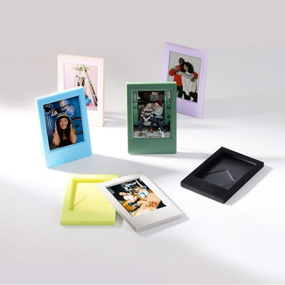 Trianu 2x3 inch Mini Photo Frames 7 Pack Mini Picture Frames for Fujifilm Instax/Polaroid 3-inch Mini Picture -Film Photo Holder for Fuji Instant Camera