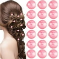 thumbnail image 1 of Trianu 30 Pcs Mini Pearl Hair Clips for Girls Women Cute Hair Pins Small Hair Clips Pearl Clips for Hair Wedding Hair Barrettes Bridal Hair Accessories for Girls and Women, Pink, 1 of 7