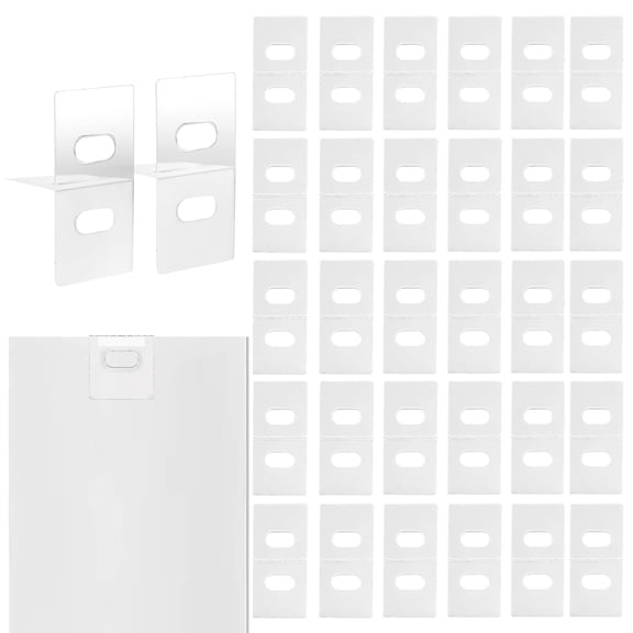 Trianu 30 Pcs Vertical Blind Repair Tabs for Vertical Blinds Replacement Slats, Pre-Cut Vertical Blinds Repair Kit Blind Fixer Tabs for Sliding Door Blinds Replacement Slats